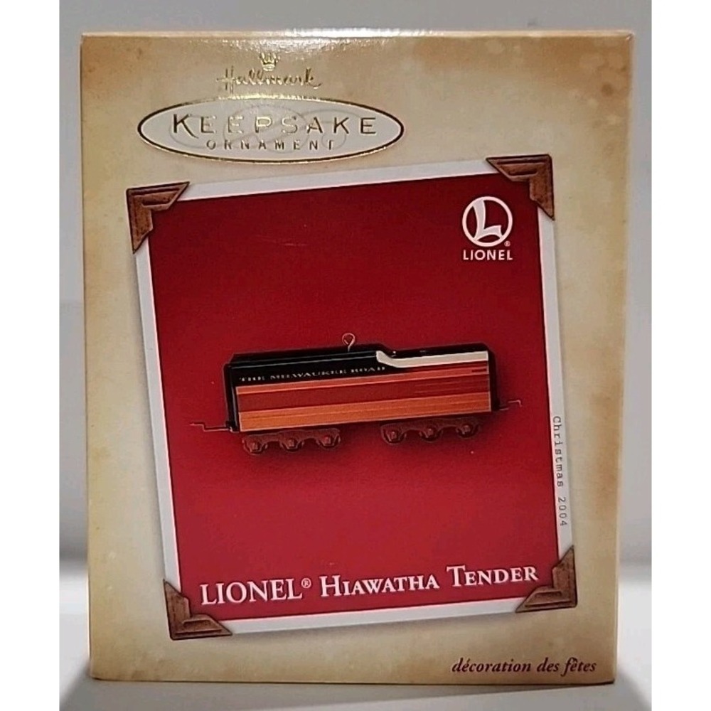 Hallmark Keepsake Lionel Hiawatha Tender 2004 Die-Cast Metal Ornament QXI4101